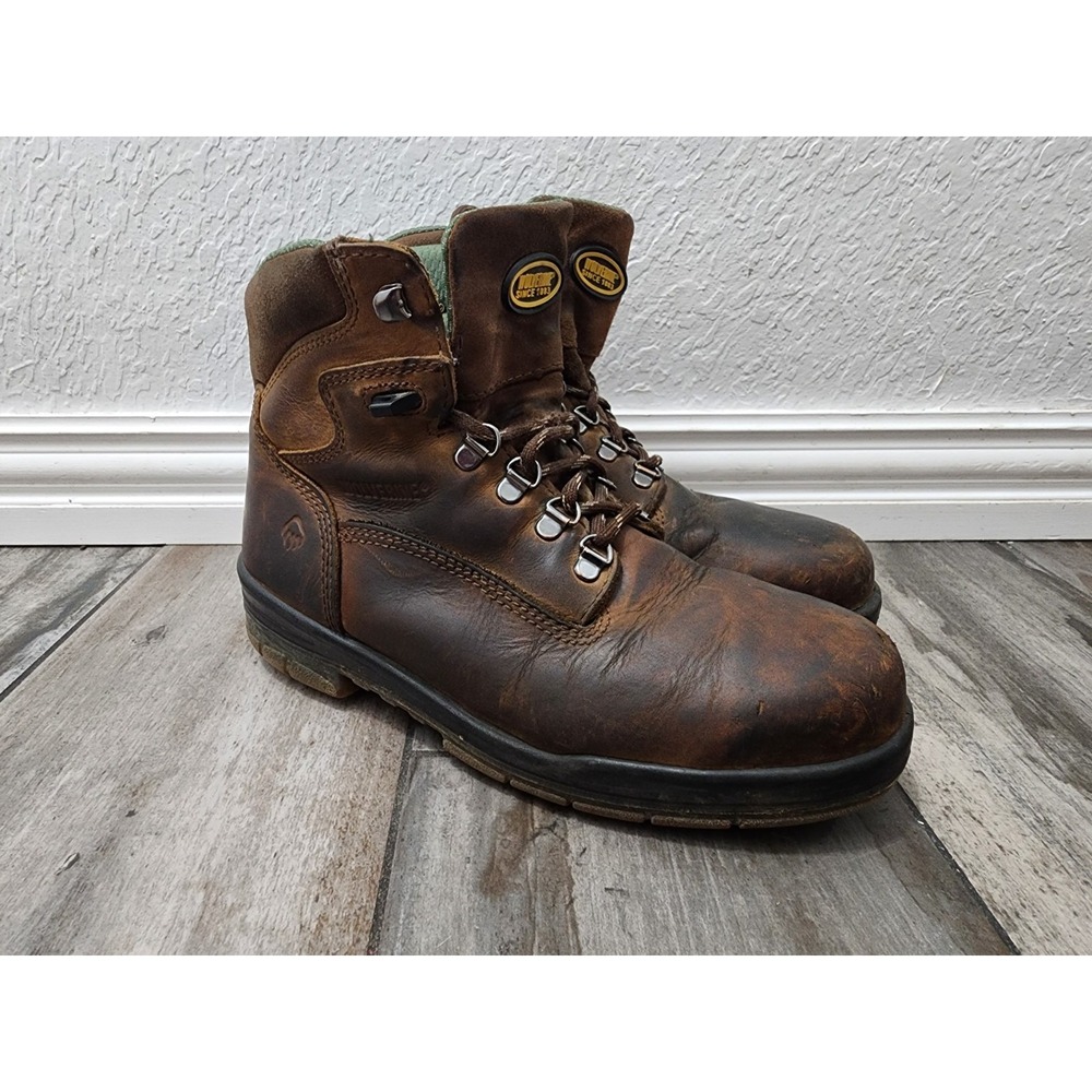 Men's Boots Wolverine Durashock Steel Toe Work Boot Size 8